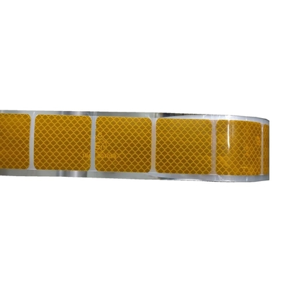 High Visibility Custom Logo ECE 104 R PET Semi Cut Tape Segmented Precut Custom Cut Reflective Tape Strips