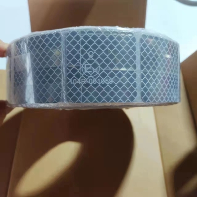 High Visibility Custom Logo ECE 104 R PET Semi Cut Tape Segmented Precut Custom Cut Reflective Tape Strips