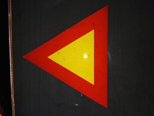 Weatherproof UV Protected Custom Road Closed Detour Thru Traffic Reflective Metal Safety Signs