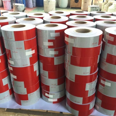 Red&White Dot C2 Reflective Tape Guaranteed Quality Unique For Vehicles
