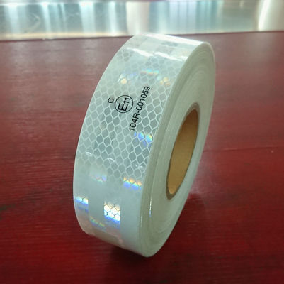 2 นิ้วเกรดเพชร Self-Adhesive ความปลอดภัยเรเดียมม้วน 3-5 ปี PLUS คุณภาพ ECE Retro สะท้อนแสงเทป micro Prismatic PET