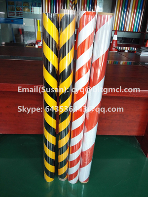 Reflective Tape White and Red Strip Reflective Tape Red White Diagonal Reflective Strip