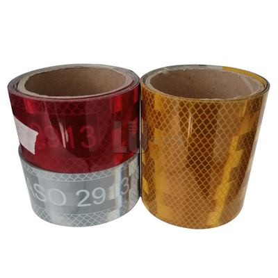 Metallized SASO 2913 Yellow ECE Certificate Reflective Tape For Saudi Arabia