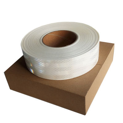 เกรดเพชรกาว Reflector สติกเกอร์เตือนความปลอดภัย Reflectiva Cinta ECE104R สติกเกอร์สะท้อนแสงเทปรถบรรทุกสำหรับรถยาว