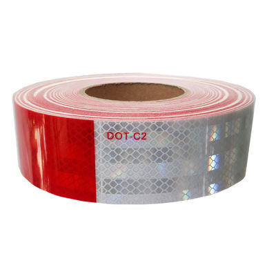 DOT C2 PMMA Truck Trailer Rear Reflective Sticker Diamond Grade Retro Reflective Tap