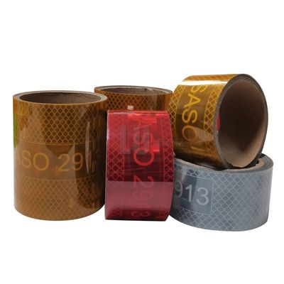 Metallized SASO 2913 Yellow ECE Certificate Reflective Tape For Saudi Arabia