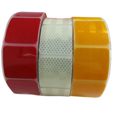 High Visibility Custom Logo ECE 104 R PET Semi Cut Tape Segmented Precut Custom Cut Reflective Tape Strips