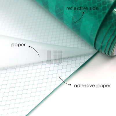 HIP PMMA Grade Prismatic Reflective Vinyl Sheet Printable Retro สําหรับป้ายความปลอดภัยในระยะไกล