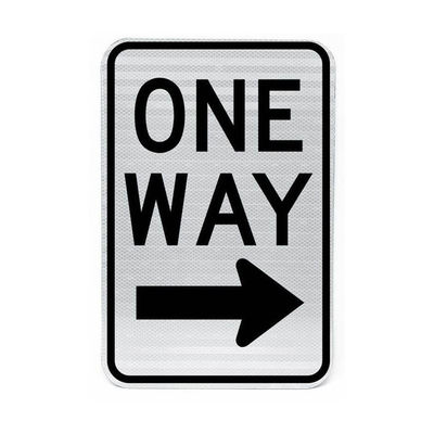Safety Roadway Safety Traffic Signs Waterproof Traffic Warning Reflective Signage Black Road Work Reflective Sheeting Traffic Signs