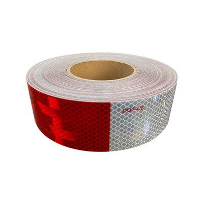 การรับรอง 2 นิ้ว Dot-c2 สติกเกอร์ไวนิลสะท้อนแสงกาว Cinta Reflectiva Stripe สติกเกอร์ไวนิลสะท้อนแสงเทป