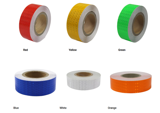 Honeycomb PVC & PET Reflective Material Self-Adhesive Reflective Sticker Sheet Warning Use Temporary Reflective Tape for Safety