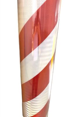 High Visibility white and red Reflective Chevron Reflective Stripe Tape For Vehicles
