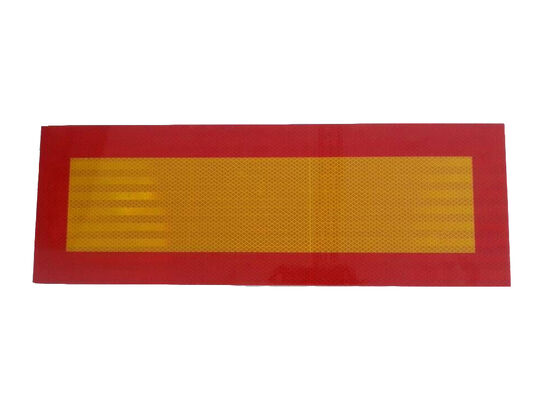 Yellow Red Reflective Rear Marking Plates for Truck, Car Safety,warning Reflective Tape