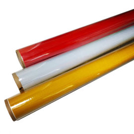 Hi Viz High Intensity Reflective Vinyl Sticker Retro Reflective Sheeting Roll For Traffic Cone