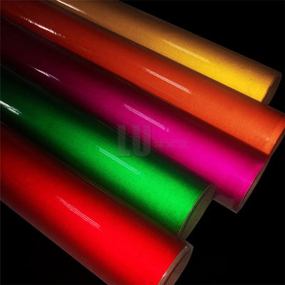 Reflective 5100 Adhesive Vinyl Sticker Clear Material Glass Beads Reflective Sheeting Film For Road Traffi