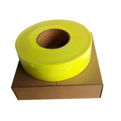 Fluorescent Yellow Reflective Sticker Strong Adhesive Conspicuity Retro DOT C2 Reflective Tape For Truck