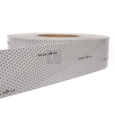 Sew On Solas Grade Reflective Conspicuity Tape Safety Warning Tape Silver White