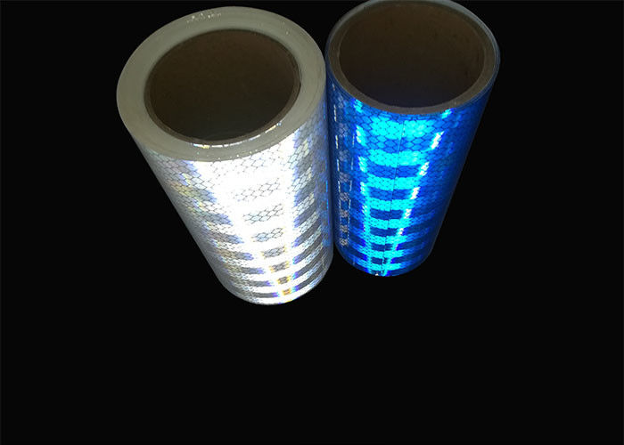 เข้าสู่ระบบป้ายความหนาแน่นสูงสะท้อนแสง Prismatic Sheeting สำหรับรถยนต์ไวนิลสูง Prismatic ไวนิล