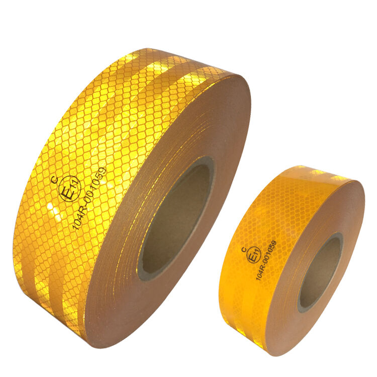 เกรดเพชรกาว Reflector สติกเกอร์เตือนความปลอดภัย Reflectiva Cinta ECE104R สติกเกอร์สะท้อนแสงเทปรถบรรทุกสำหรับรถยาว