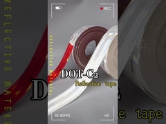 ผ้าคลุมกันน้ํา รถบรรทุกเก่า DOT C2 เทปสะท้อนสีแดงและสีขาว สําหรับความปลอดภัยในการจราจร