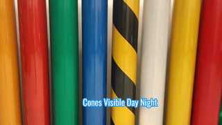 RA2 แก้วลูกปัดสติกเกอร์เทปสะท้อนแสงสำหรับป้ายแขนกรวยกั้นจราจร